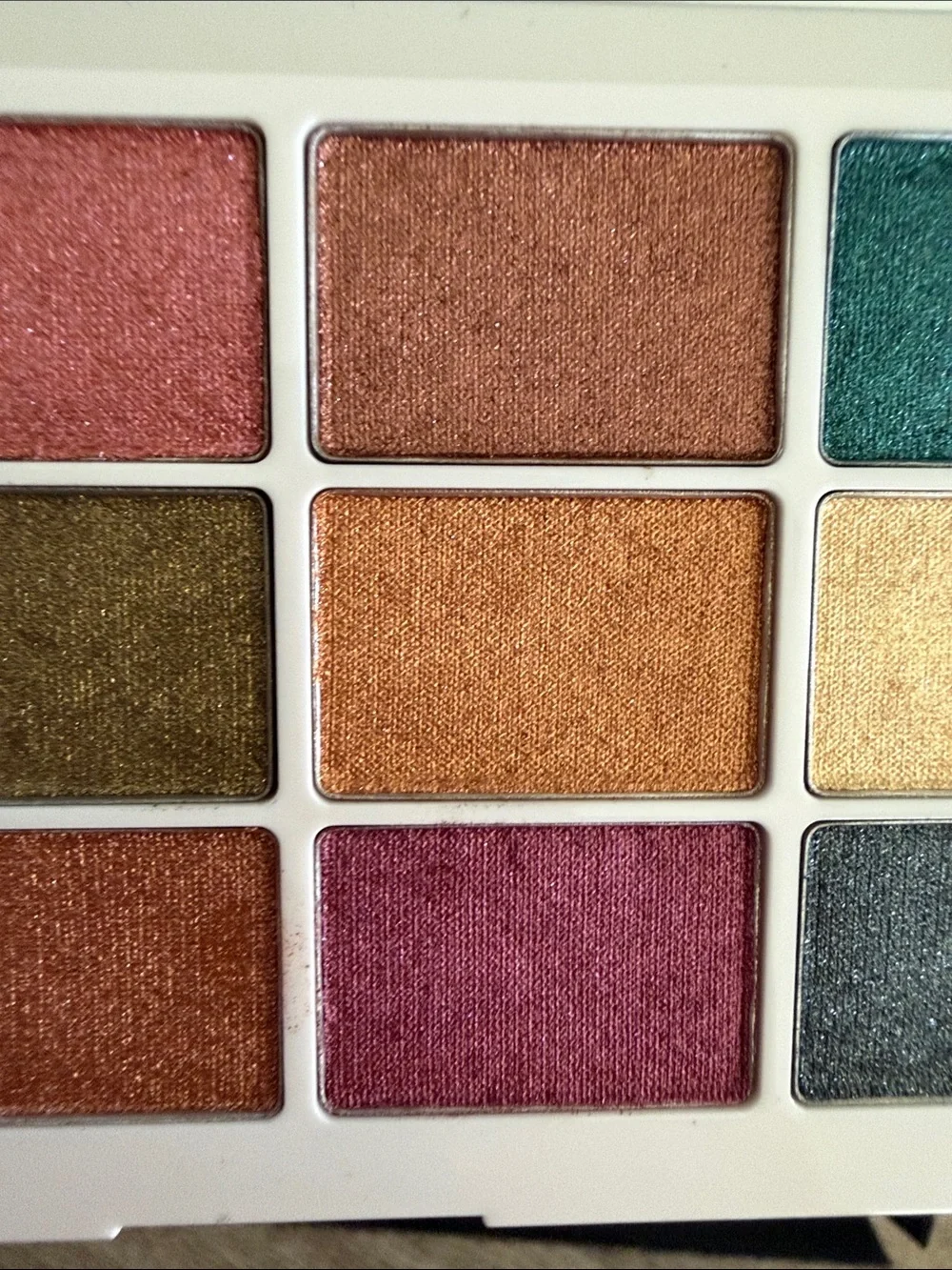 Makeup By Mario 12-Shade Metallic Palette - Gold, Pink, Teal, Bronze, Olive